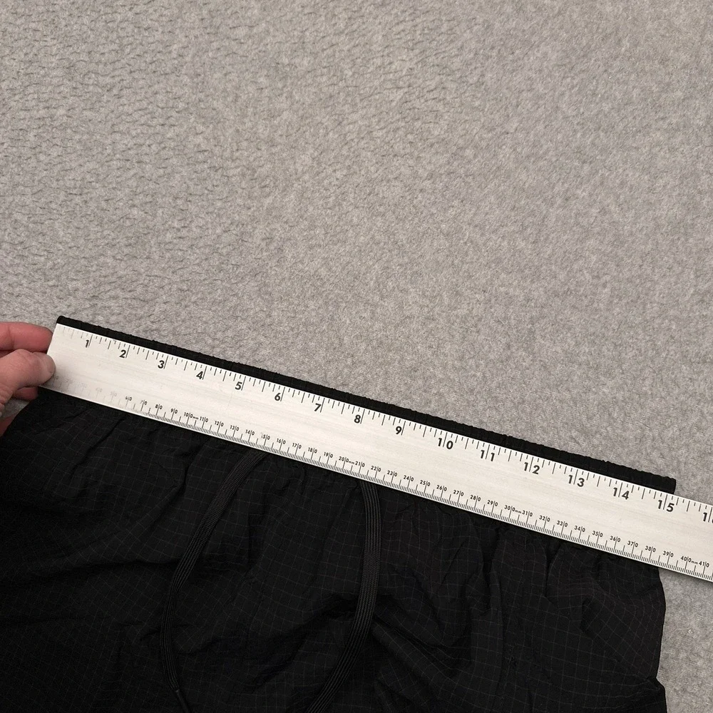 Fabletics Ripstop Cargo Joggers Womens Medium Black Windowpane Check Lightweight - Picture 3 of 8